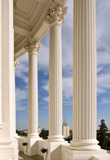 Photo of architectural columns